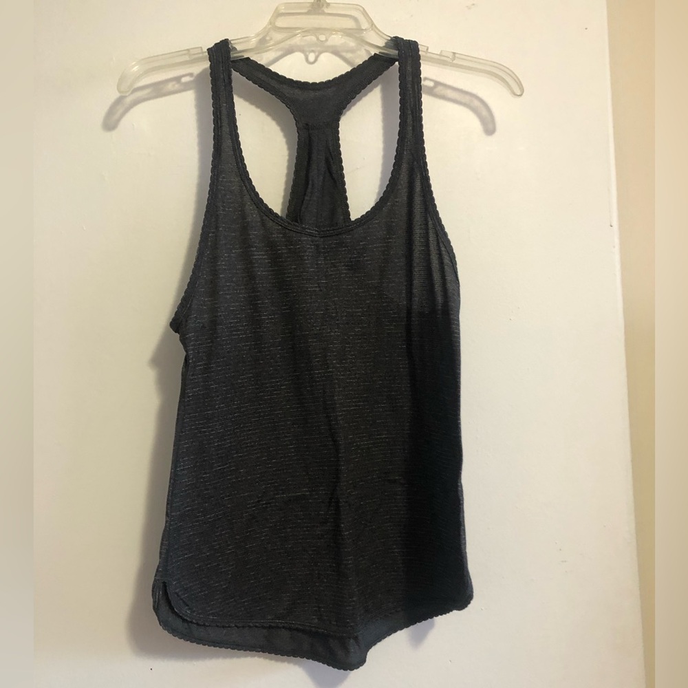 1 Lululemon tank grey stripes